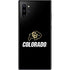 University of Colorado CU Logo on Black Galaxy Note 10 Plus Skin