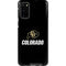 University of Colorado CU Logo on Black Galaxy S20 Pro Case