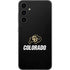 University of Colorado CU Logo on Black Galaxy S23 FE Skin