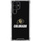 University of Colorado CU Logo on Black Galaxy S24 Ultra Clear Case