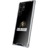 University of Colorado CU Logo on Black Galaxy S24 Ultra Clear Case
