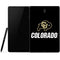 University of Colorado CU Logo on Black Samsung Galaxy Tab Skin