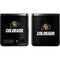 University of Colorado CU Logo on Black Galaxy Z Flip Skin