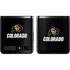 University of Colorado CU Logo on Black Galaxy Z Flip Skin