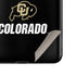 University of Colorado CU Logo on Black Galaxy Z Flip Skin