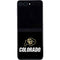 University of Colorado CU Logo on Black Galaxy Z Flip5 5G Skin
