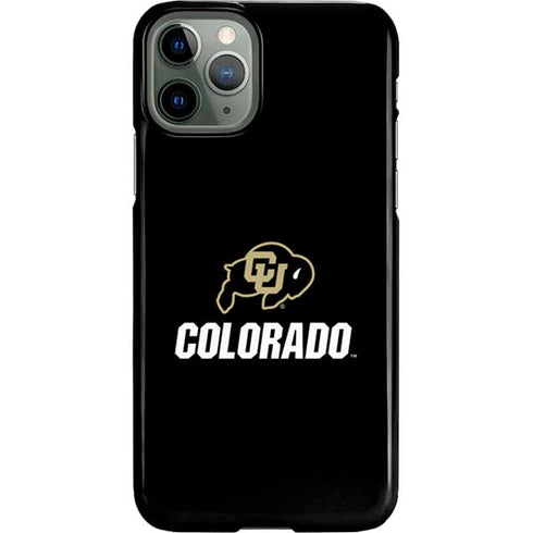 University of Colorado CU Logo on Black iPhone 11 Pro Lite Case