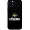 University of Colorado CU Logo on Black iPhone 15 Plus Skin