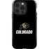University of Colorado CU Logo on Black iPhone 15 Pro Impact Case