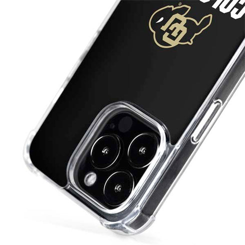 University of Colorado CU Logo on Black iPhone 15 Pro MagSafe Case