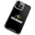 University of Colorado CU Logo on Black iPhone 15 Pro Max Clear Case