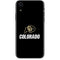 University of Colorado CU Logo on Black iPhone XR Skin