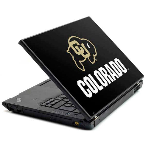 University of Colorado CU Logo on Black Lenovo T420 Skin