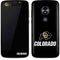 University of Colorado CU Logo on Black Moto E5 Play Skin