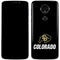University of Colorado CU Logo on Black Moto E5 Plus Skin