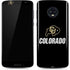 University of Colorado CU Logo on Black Moto G6 Skin