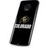 University of Colorado CU Logo on Black Moto G6 Skin