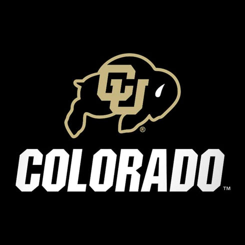 University of Colorado CU Logo on Black Moto G6 Skin