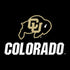 University of Colorado CU Logo on Black Moto G6 Skin