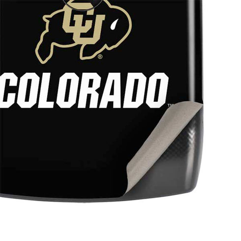 University of Colorado CU Logo on Black Motorola RAZR Skin