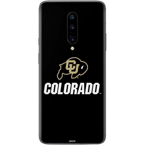 University of Colorado CU Logo on Black OnePlus 7 Pro Skin