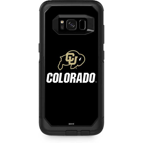 University of Colorado CU Logo on Black Otterbox Commuter Galaxy Skin