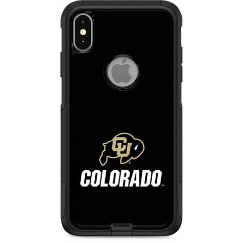 University of Colorado CU Logo on Black Otterbox Commuter iPhone Skin