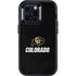 University of Colorado CU Logo on Black Otterbox Defender iPhone Skin