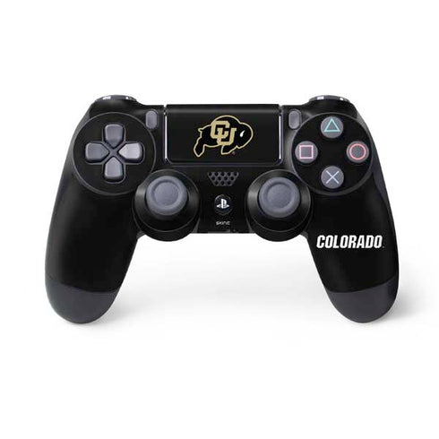 University of Colorado CU Logo on Black PS4 Controller Skin