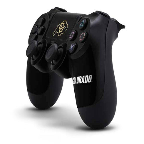 University of Colorado CU Logo on Black PS4 Controller Skin