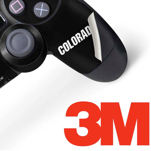 University of Colorado CU Logo on Black PS4 Controller Skin