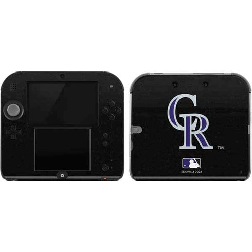 MLB Colorado Rockies - Solid Distressed Nintendo 2DS Skin