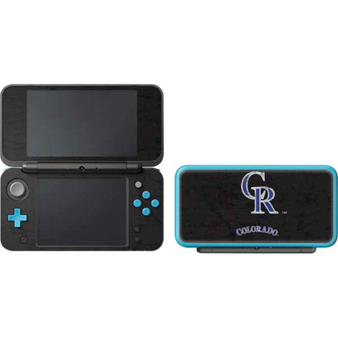 MLB Colorado Rockies - Solid Distressed Nintendo 2DS XL (2017) Skin