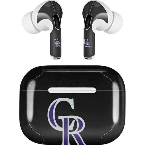 MLB Colorado Rockies - Solid Distressed AirPods Pro 2nd Gen Skin