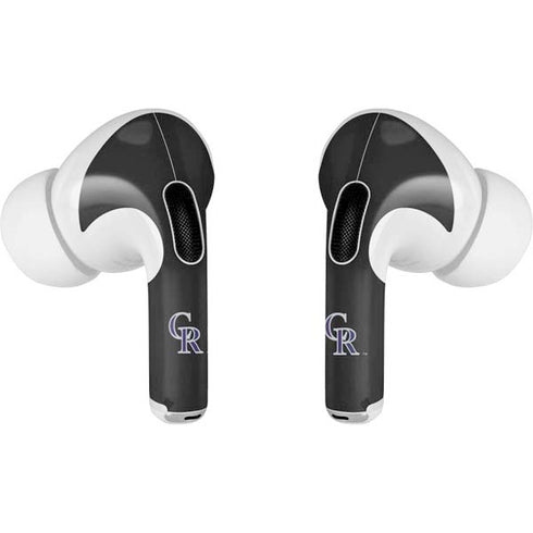 MLB Colorado Rockies - Solid Distressed AirPods Pro 2nd Gen Skin