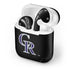 MLB Colorado Rockies - Solid Distressed Apple AirPods 2 Skin