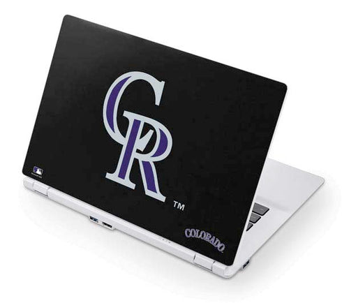 MLB Colorado Rockies - Solid Distressed Acer Chromebook Skin