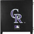 MLB Colorado Rockies - Solid Distressed Corsair 4000D Tempered Glass Mid-Tower ATX Case Skin