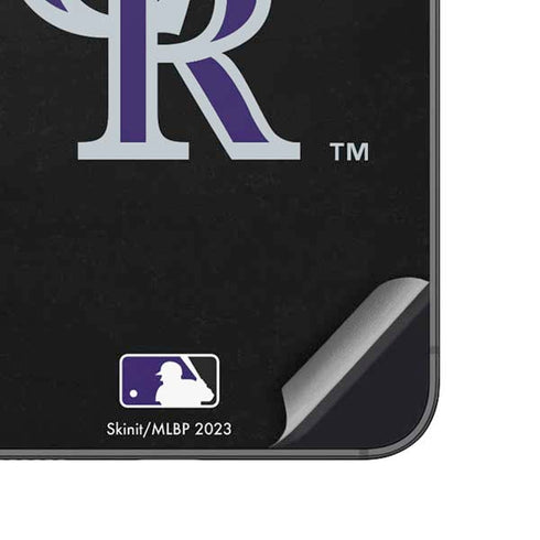 MLB Colorado Rockies - Solid Distressed Galaxy A14 5G Skin