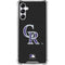 MLB Colorado Rockies - Solid Distressed Galaxy A15 5G Clear Case