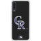 MLB Colorado Rockies - Solid Distressed Galaxy A50 Clear Case