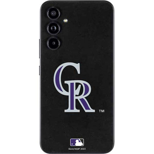 MLB Colorado Rockies - Solid Distressed Galaxy A54 5G Skin
