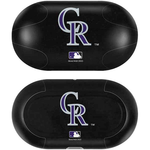 MLB Colorado Rockies - Solid Distressed Galaxy Buds Plus Skin