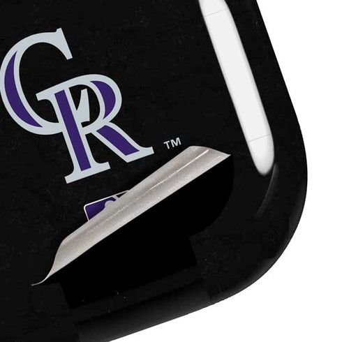 MLB Colorado Rockies - Solid Distressed Galaxy Buds Pro Skin