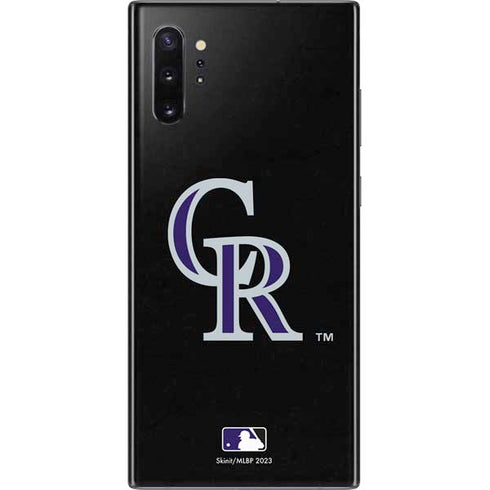 MLB Colorado Rockies - Solid Distressed Galaxy Note 10 Plus Skin