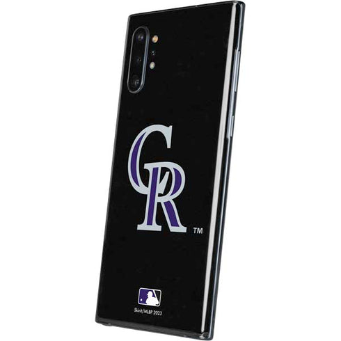 MLB Colorado Rockies - Solid Distressed Galaxy Note 10 Plus Skin