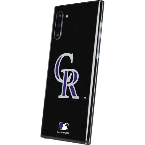 MLB Colorado Rockies - Solid Distressed Galaxy Note 10 Skin