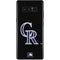 MLB Colorado Rockies - Solid Distressed Galaxy Note 8 Skin