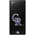 MLB Colorado Rockies - Solid Distressed Galaxy Note20 5G Skin