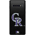 MLB Colorado Rockies - Solid Distressed Galaxy S10 Skin